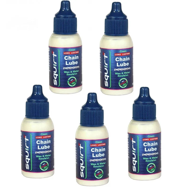 NEW 5 Bottles Set Bicycle Chain Wax Maintenance Oil 15ML Mountain Bike Road Bike Special Lubricant Chain Gear Oil for All Bicycle Chain Tools Bikes Repair Accessories