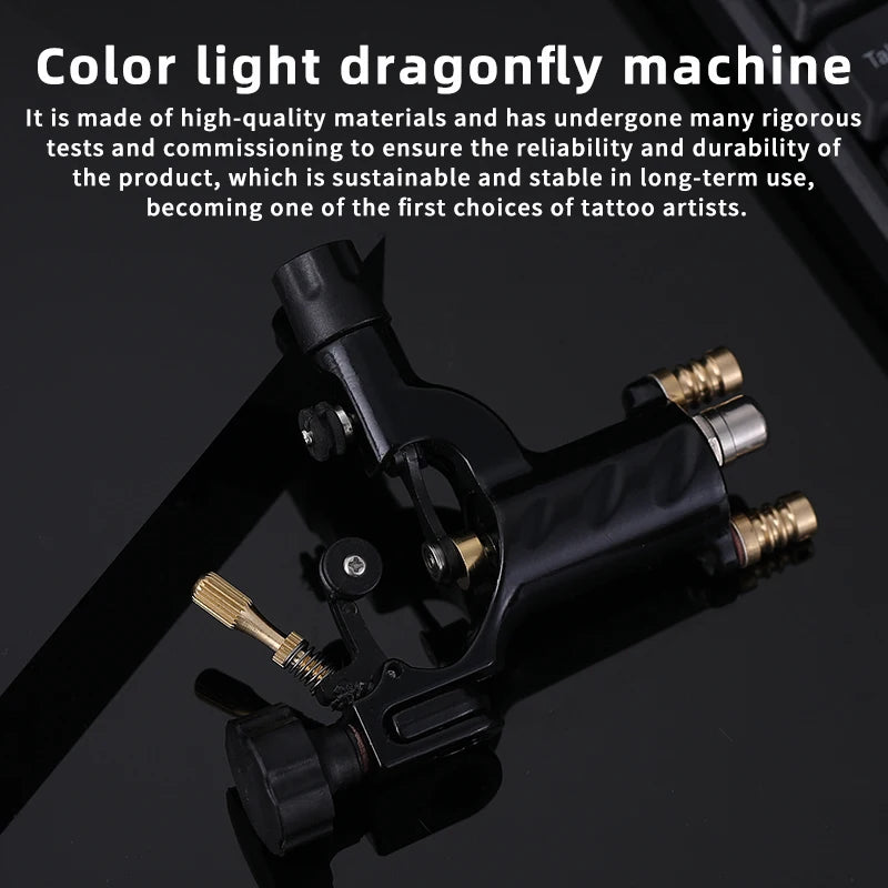 YILONG Rotary Tattoo Machine Tattoo Dragonfly Rotary Tattoo Machine Shader And Liner Tattoo Motor Gun Kits Supply for Artists