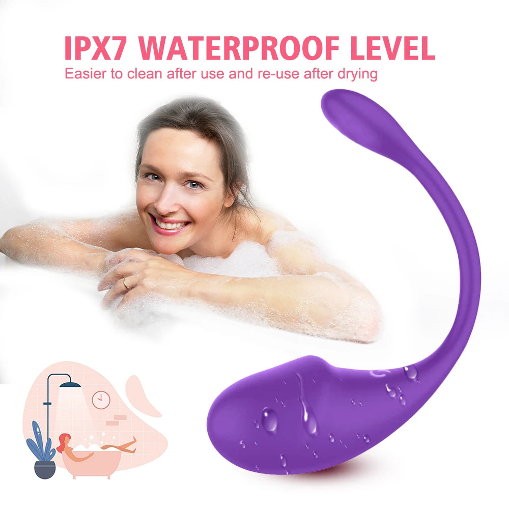 Vibrator for Women APP Wireless Bluetooth G-Spot Vaginal Stimulator Anal Vibrating Egg Massager Wearable Stimulator Sex Toys