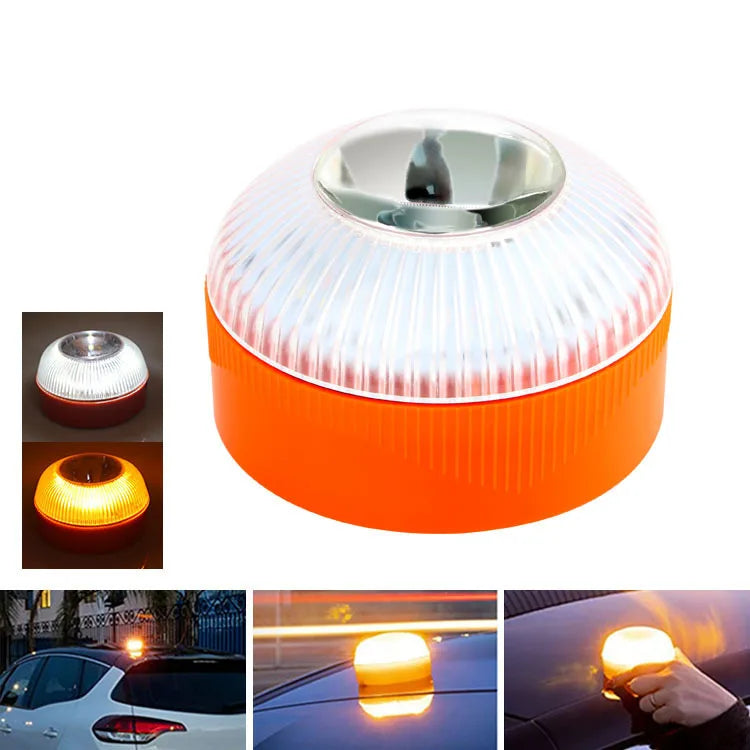 NEW Arrivals Led Car Emergency Light V16 Flashing Light Magnetic Induction Road Accident Light Portable Strobe Warning Light