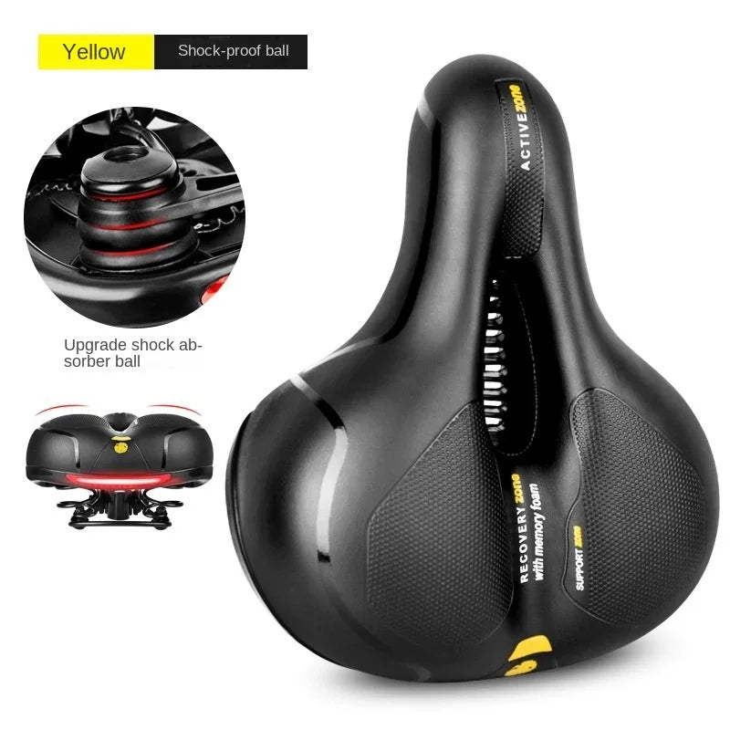 NEW Arrivals Hollow Breathable Bicycle Saddle Men Women MTB Road Bike Saddle Shock Absorbing Comfortable Big Butt Bike Seat Bicycles Accessories