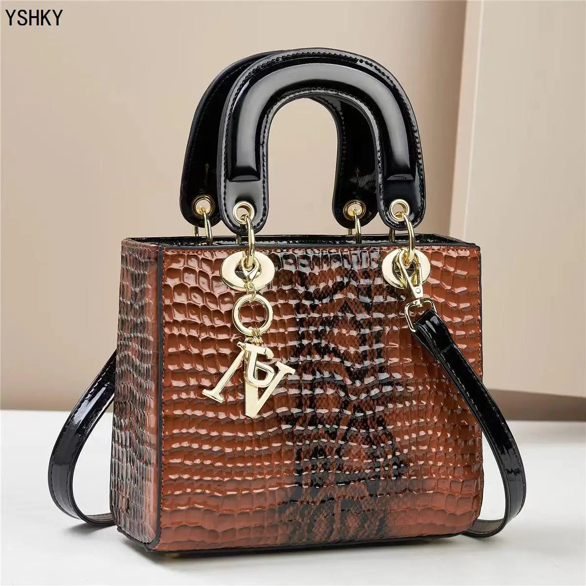 NEW Arrivals 11 Colors/Patterns Women PU Leather Bag Female Shoulder Bag Handbag Luxury Fashion Shoulder Bags Crossbody Luxury Designer Handbags Ladies Luxury Fashion Apparel Accessories