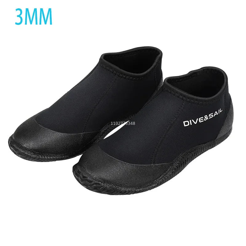 NEW Neoprene 3/5mm Diving Boots Cold Proof Water Booties Man Women Wetsuit Scuba Diving Surfing Aqua Shoes Anti-Slip Water Shoes