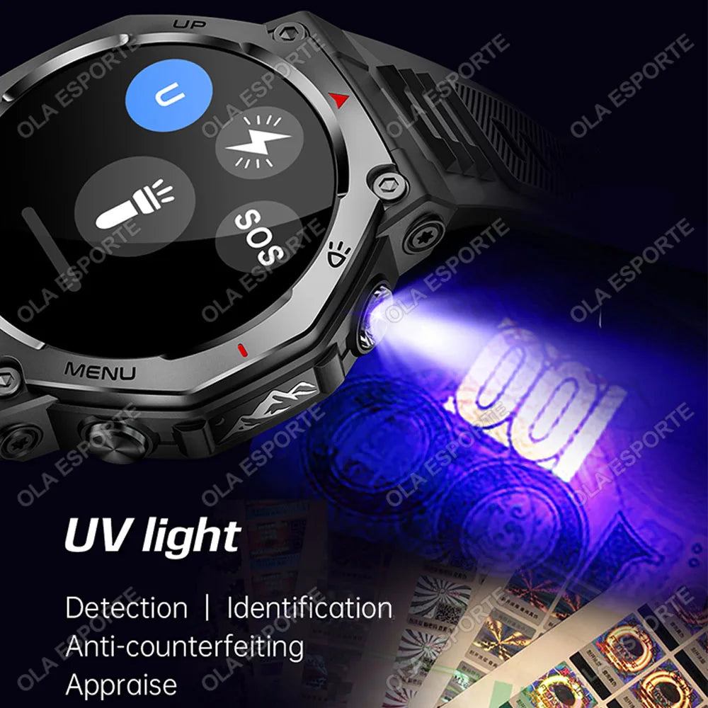 NEW Arrivals GPS Smart Watch 15 Languages 5 ATM Waterproof Built-In Dual-Band GNSS GPS Military Swimming Sport Smartwatch Men New For T-Rex 3 Ultra Kt85 Watch Sports Supplies
