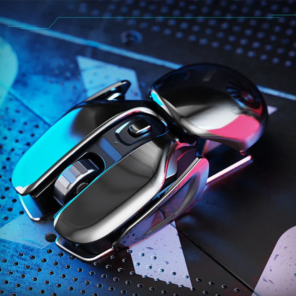 NEW Arrivals Silent Wireless Gaming Mouse USB Receiver Desktop Waterproof Aluminum Computer Video Games Mouses PC Laptop Computer Office Home Use Accessories Devices Supplies Electronics Products Tools