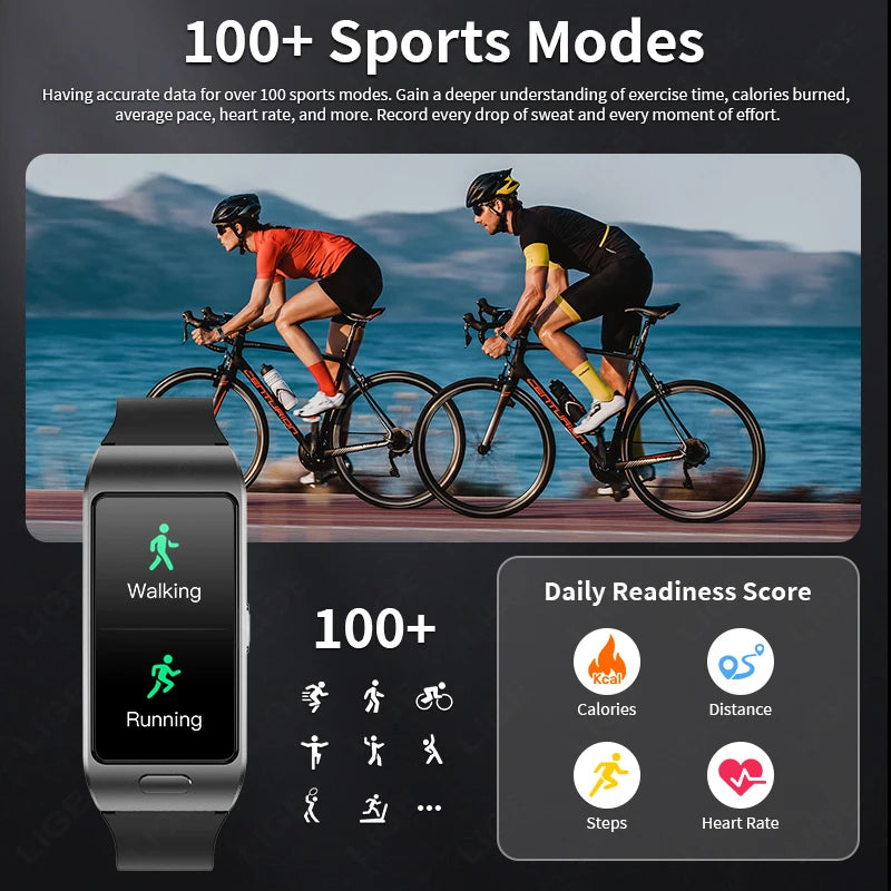 NEW 2 In 1 TWS Headset Smart Watch 1.57" Men Women GPS Touch Screen Sports Fitness ECG Heart Rate Watches Bluetooth Call Music Smartwatch