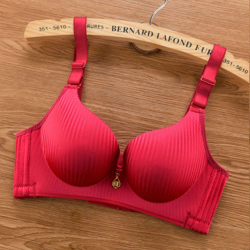 NEW Arrivals 6 Colors Girl's 8cm Thickened Bra Steamed Bread Cup Adjustable Underwear No Mark No Steel Ring Breast Lingerie Push Up Women Bras Ladies Underwear Lingerie Supplies