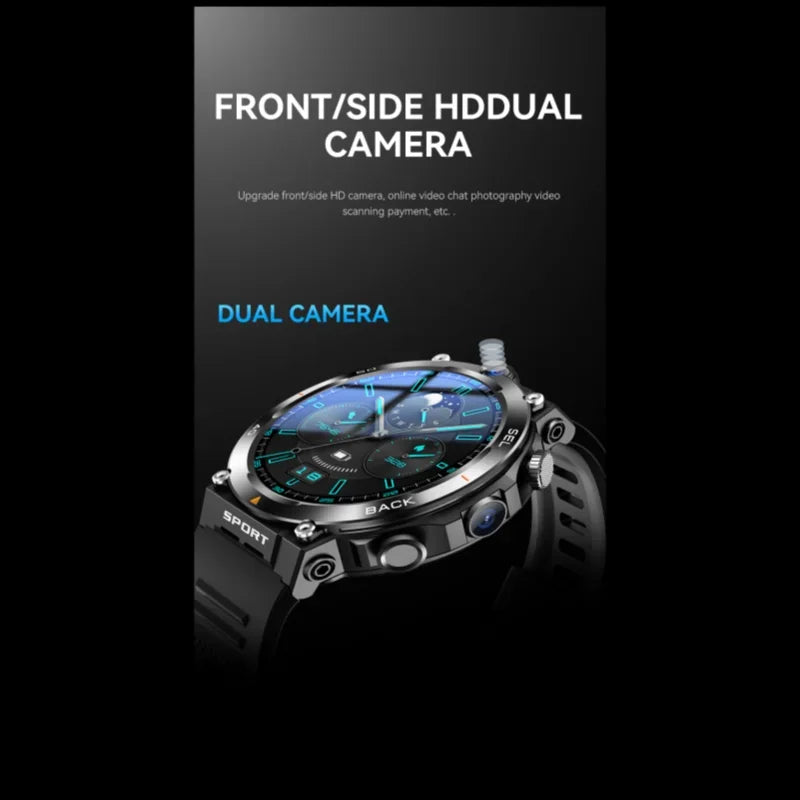 NEW Arrivals H10 Smart Watch 4G 256GB Net Global WI-FI 17 Languages with Multifunctional Sports Round Screen Smartwatch NFC Positioning for Fitness GPS Tracker