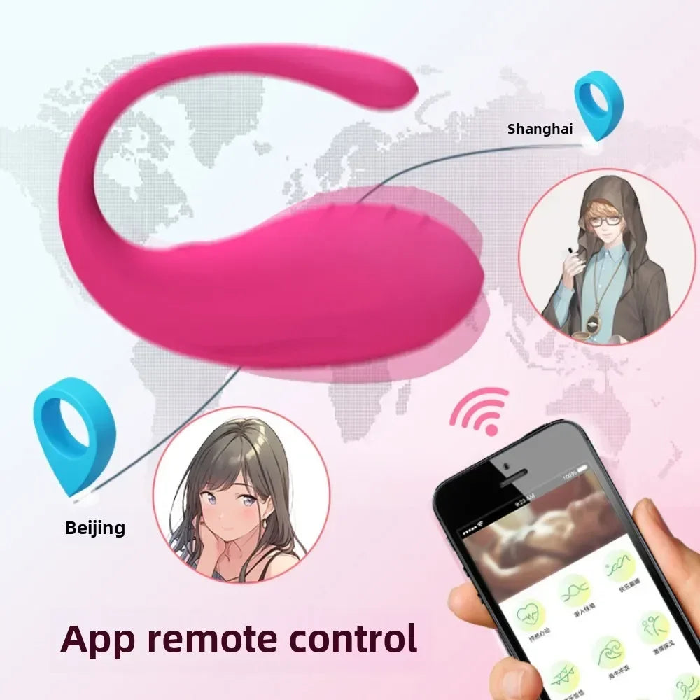NEW Arrivals APP/ Remote Controlled Vaginal Wearable Vibrators G Spot 9 Speed Anal Vibrating Egg Massager Wearable Stimulator Adult Sex Toys for Couples Women