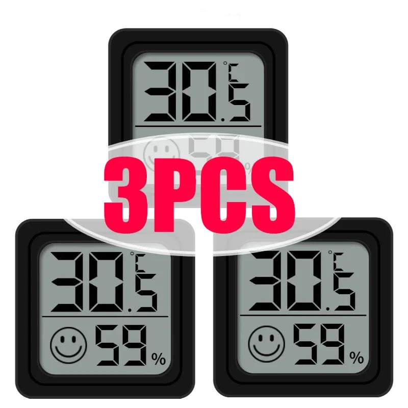 NEW Arrivals 4/6PCS Set Mini Digital Thermometer Hygrometer Indoor Temperature Electronic Monitor Hygrometer Outdoor Room Baby Living Room Home Smart Devices