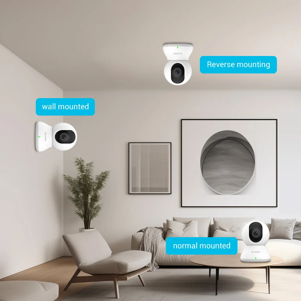 NEW Arrivals 1-4PCS Set 5G Family Baby Monitor Camera 2K HD Home Security Camera with Motion Detection and Two-Way Audio, Easy Setup, Clear Day & Night Vision Home Safety Supplies Protection