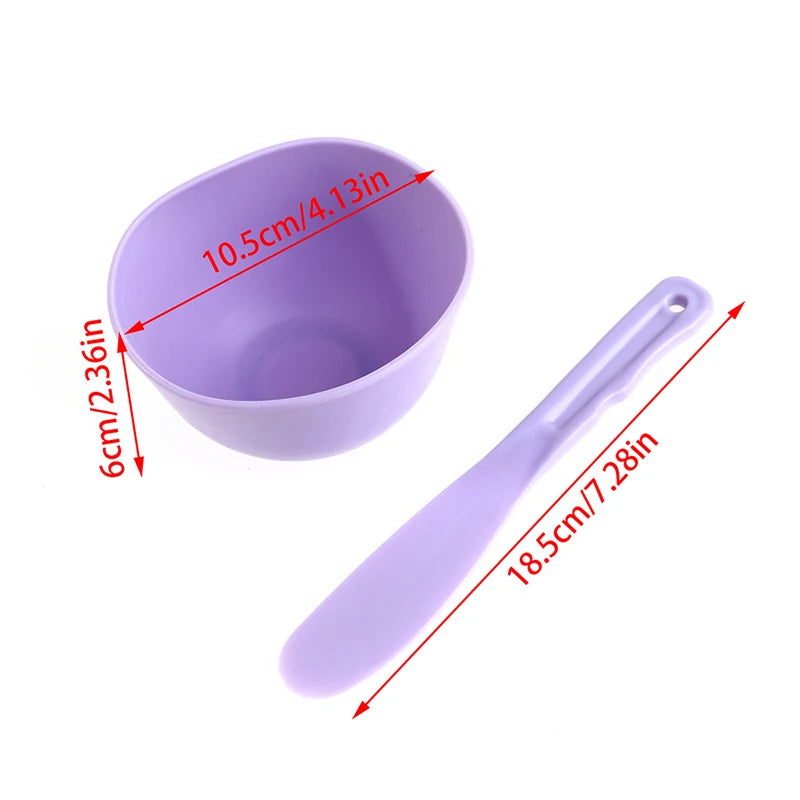 Non-toxic Silicone Mask Mud Essential Oil Bowl Face Skin Care Tools Convenient Clean Durable Makeup Portable