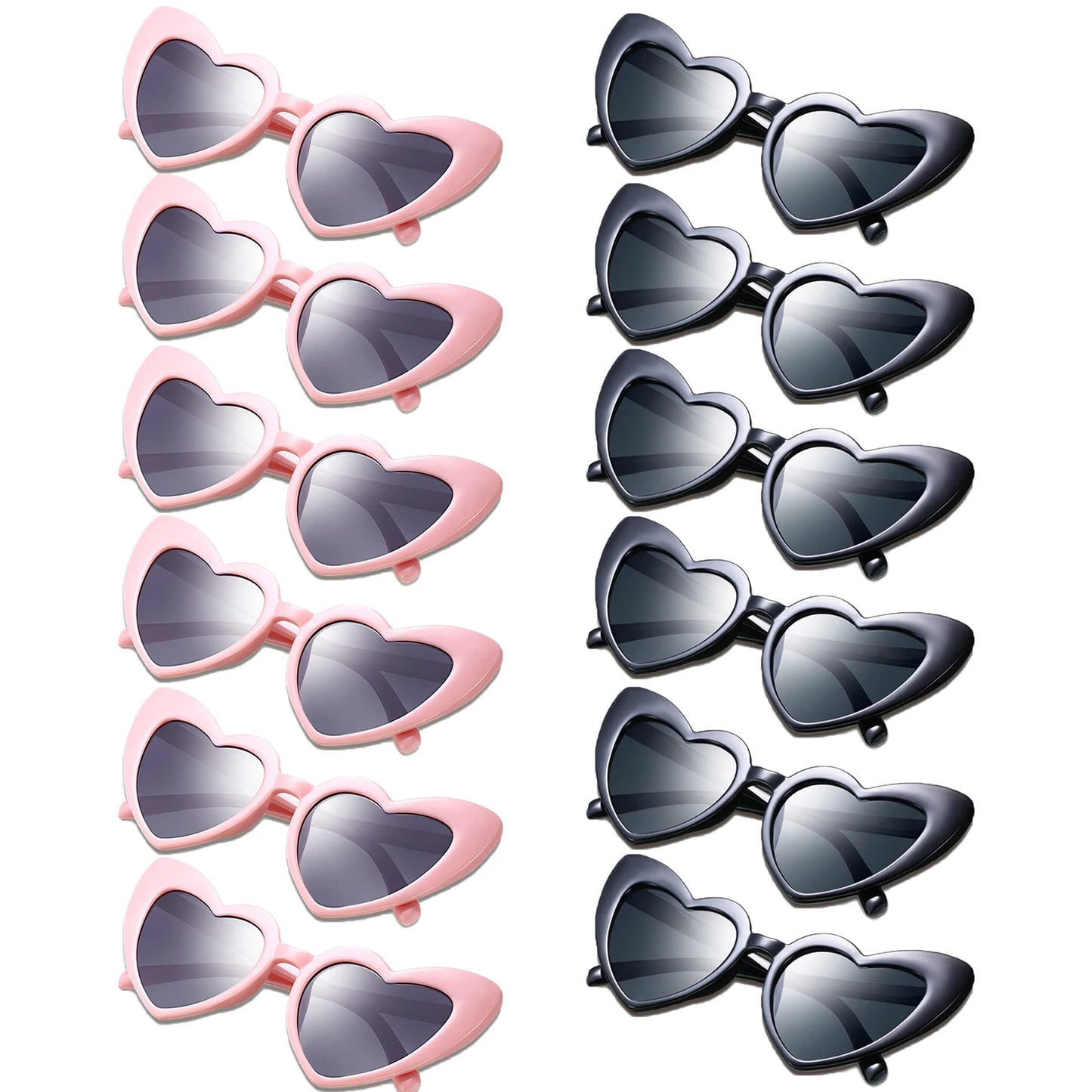 NEW Arrivals 24-48-100PCS Set Wedding Heart Sunglasses Memories for Wedding Guests Wedding Souvenirs Sunglasses Wedding Party Bachelorette Hen Party Accessories