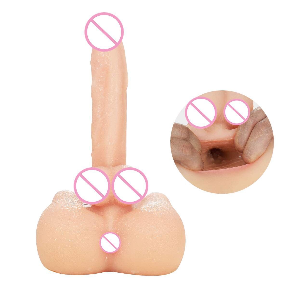 male vagina soft dildo anal gay sex toys real 18cm penis masturbation rubber ass cock Sex Doll for Women Adults Lesbian Shemale