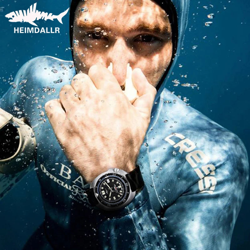 NEW Arrivals 4 Colors Diver Watch Abalone Women Men Dive Watch 20ATM Water Resistant C3 Luminous Sapphire Crystal NH35 Automatic Movement Machinery Wristwatch Sports Accessories