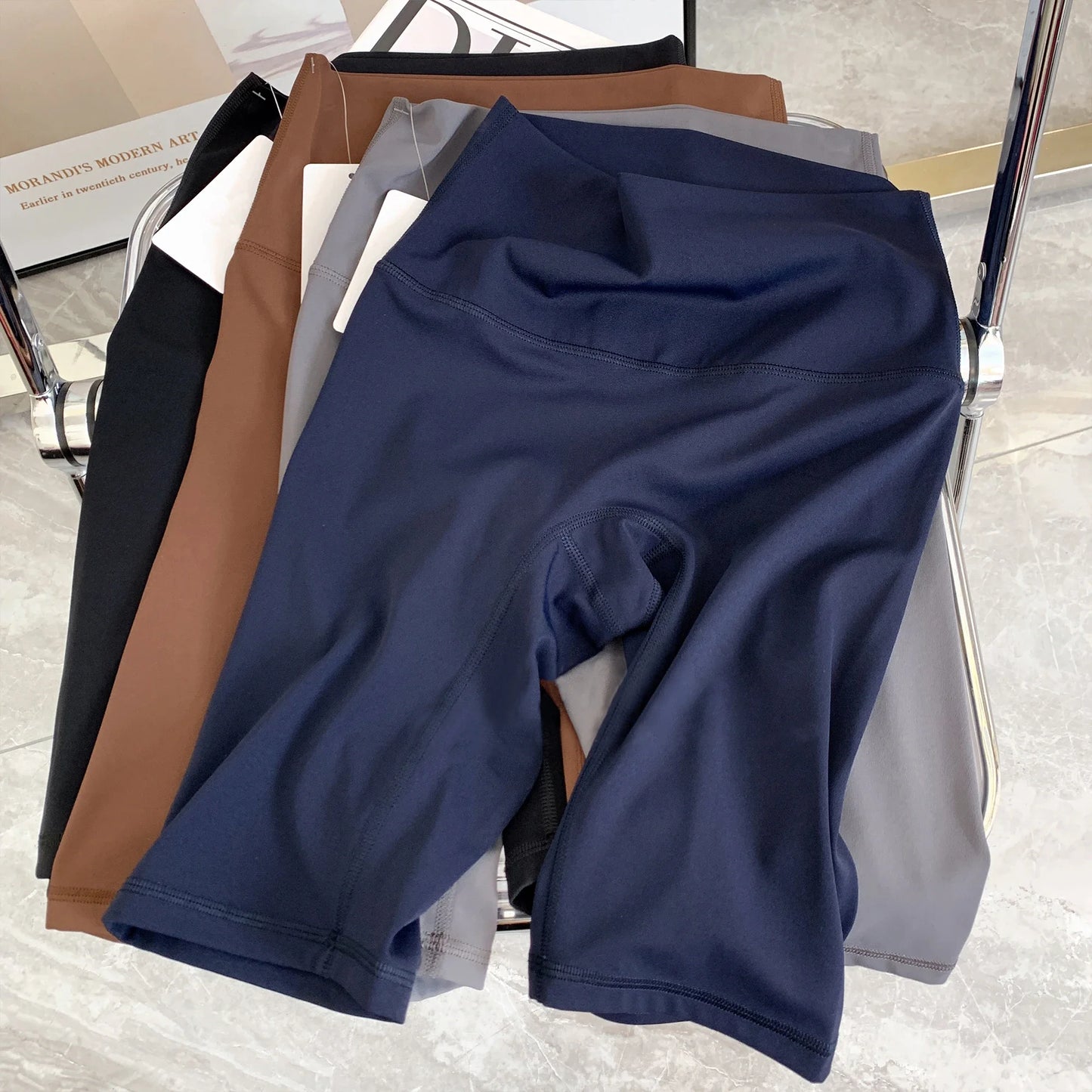 NEW Arrivals S-XL 12 Colors Women's Yoga Shorts Elastic Peach Butt Breathable Tights Leggings Sports Fitness Yoga Cycling Athletic Pilates Gym Shorts🚴♀️👏