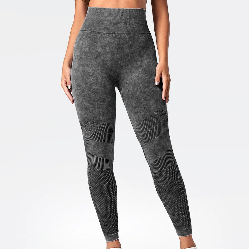 Women Seamless Leggings Washing Yoga pants Bubble Butt Push Up Fitness Legging High Waist Scrunch Tight Mujer Gym Legging