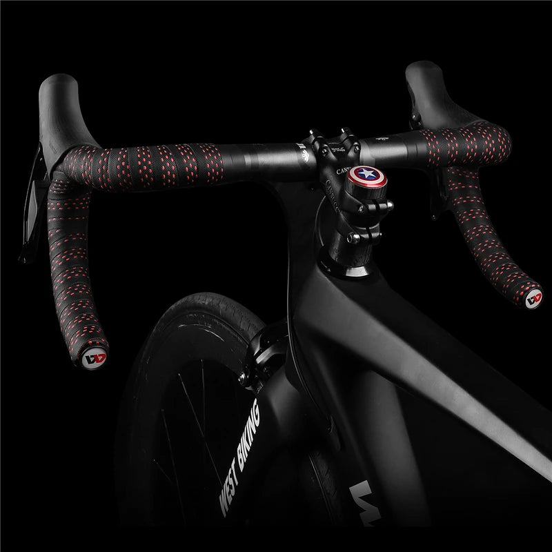 NEW Arrivals West Biking Bicycle Handlebar Tape 1 Pair Anti-slip EVA Soft Bike Hand Bar Tapes Shock Absorption Unique Tapes Bike Accessories
