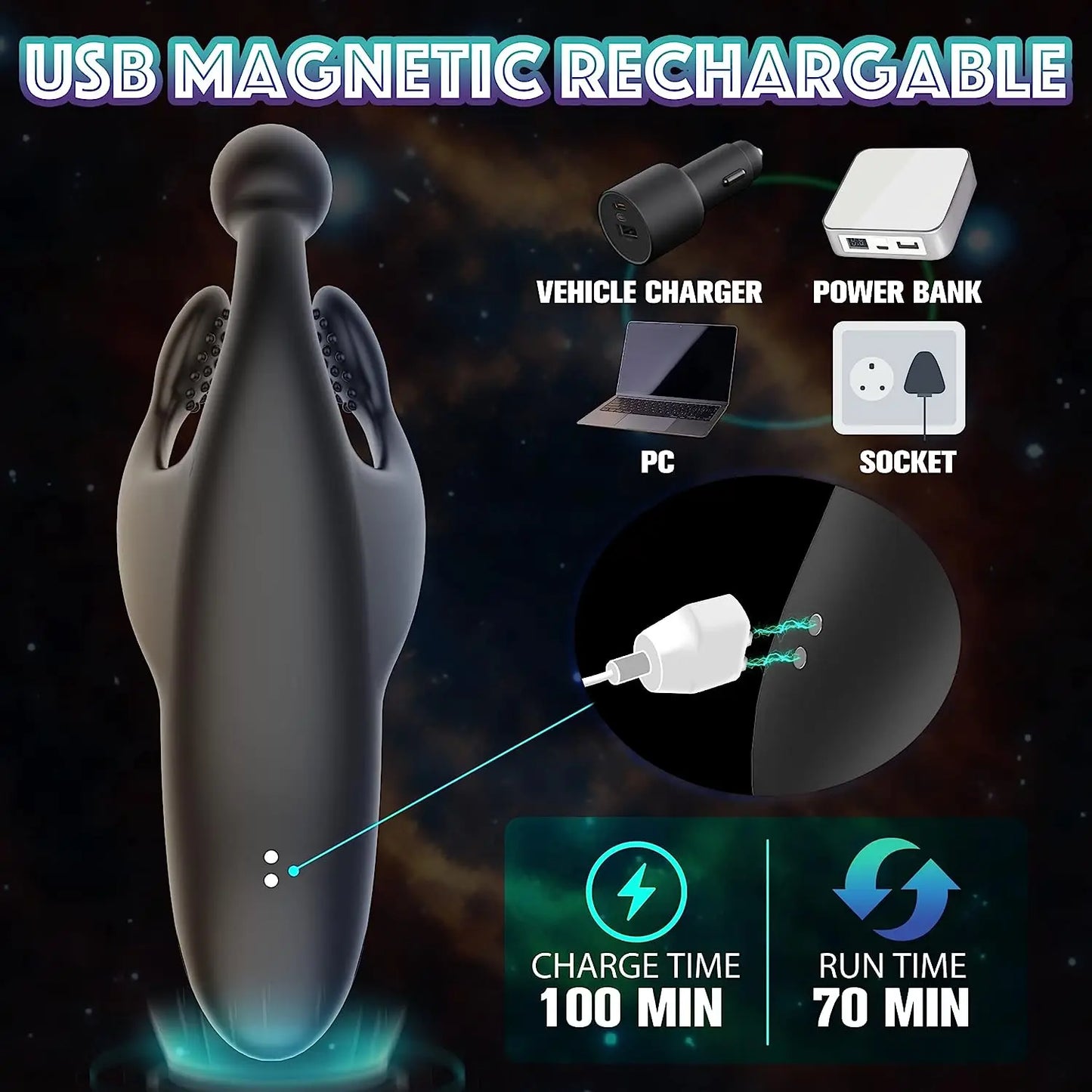 Vibrating Male Masturbator Glans Vibrator Stimulate Massager 10 Modes Penis Trainer Delay Ejaculation Adult Sex Toy For Men