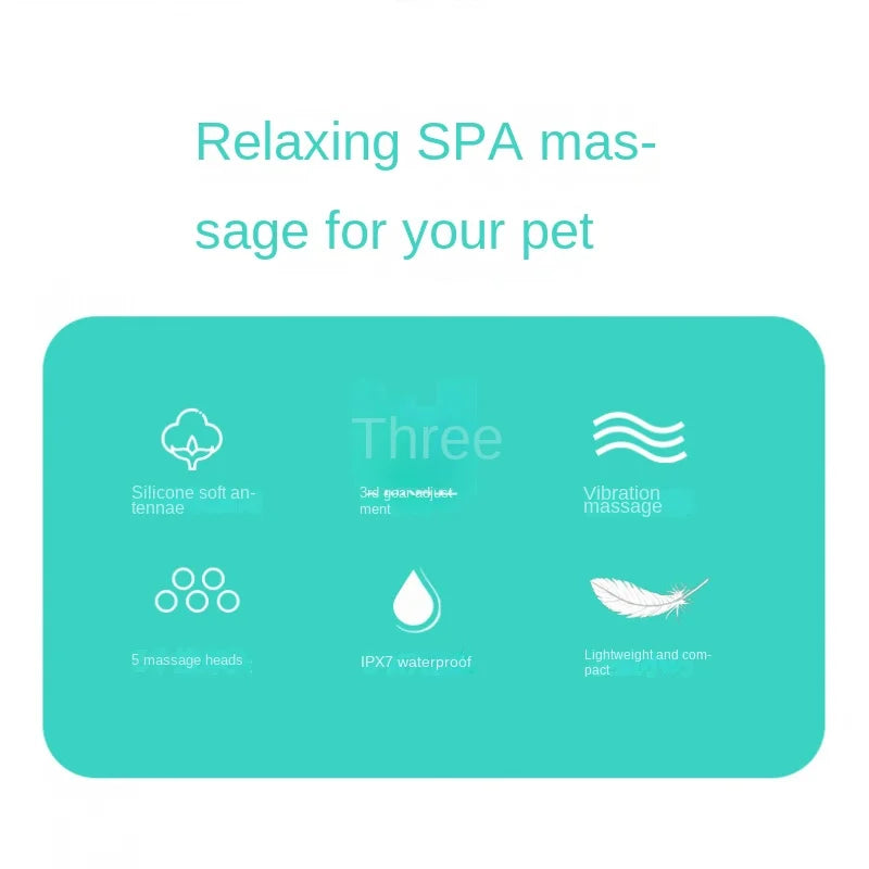 NEW Dog Massager Mini Cat Dog Massage Stick Portable Pet Massager Dog Supplies Pet Specific Massage Brush Suitable For Dogs