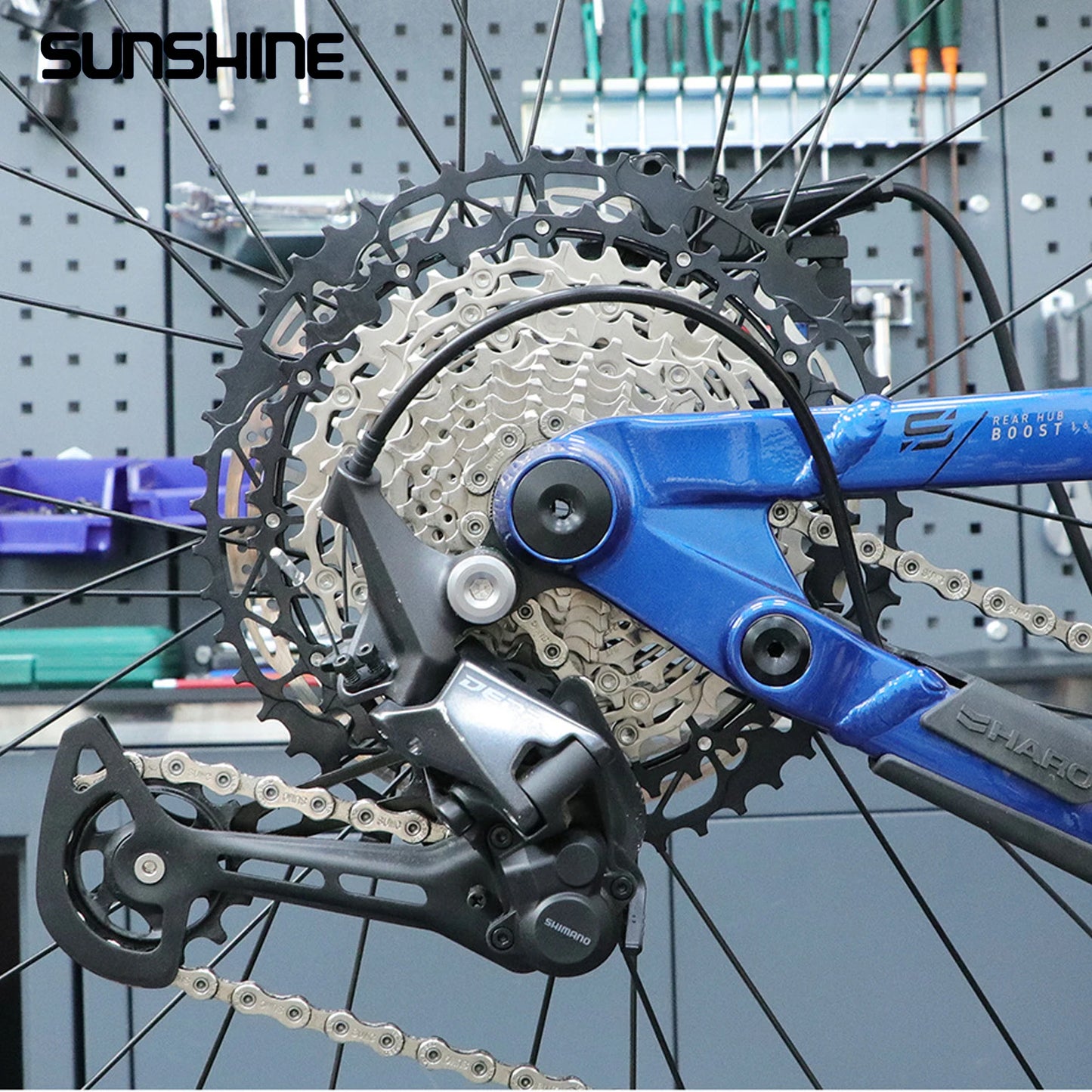 Ultralight Bicycle Cassette Freewheel Carbon Steel Material 9/10/11/12/13 Speed HG Structure Sprocket for Mountain Bike Bicycle Accessories Sports Supplies