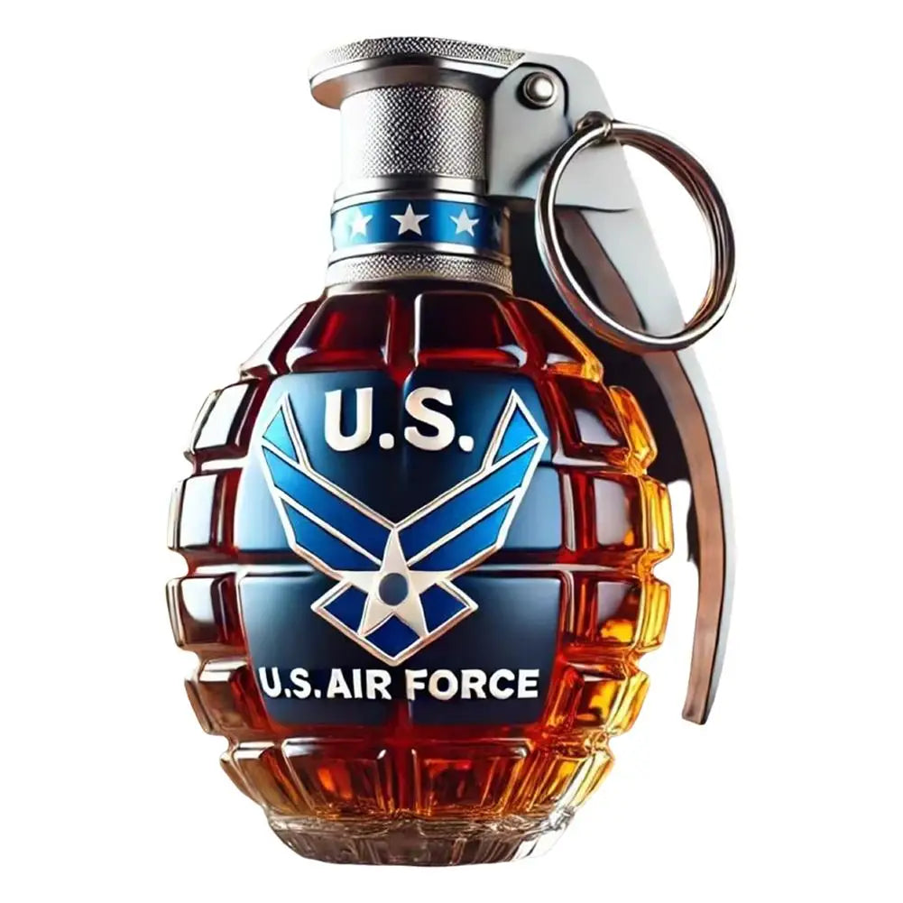 NEW Military Hand Whiskey Bottle Engraved Hand Shape Whiskey Glass For Bar Office Home Decor Wine Cocktail Bottle Statue Decoration