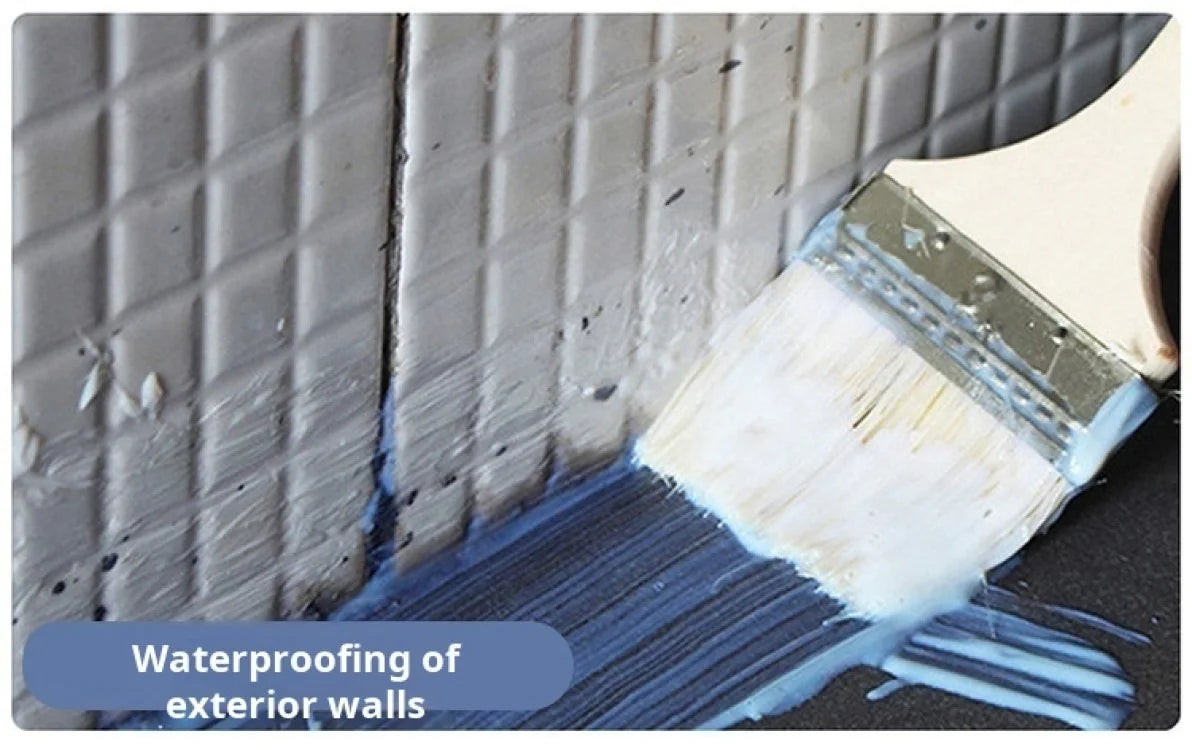 300g Waterproof Paint Don't Smash Brick Tiles Broken Exterior Wall Bathroom Waterproof Glue kitchen Leak Repair Warranty Toilet Waterproof Paint Home Repair Tools