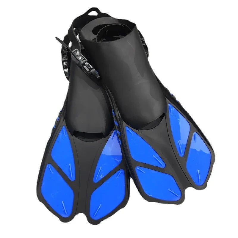 QYQ Frog Shoes Adult Fins with Adjustable Buckles Open Heels Designed for Snorkeling Scuba Diving