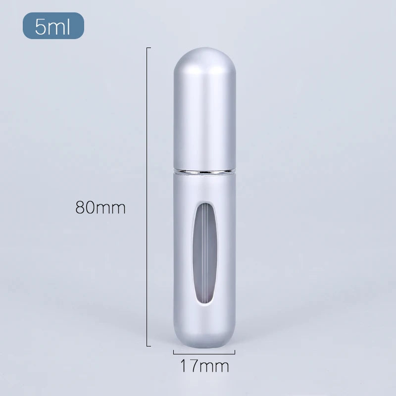 5/8ml Portable Mini Refillable Perfume Atomizer Aluminum Parfume Spray Bottle Empty Cosmetic Containers for Travel Tool