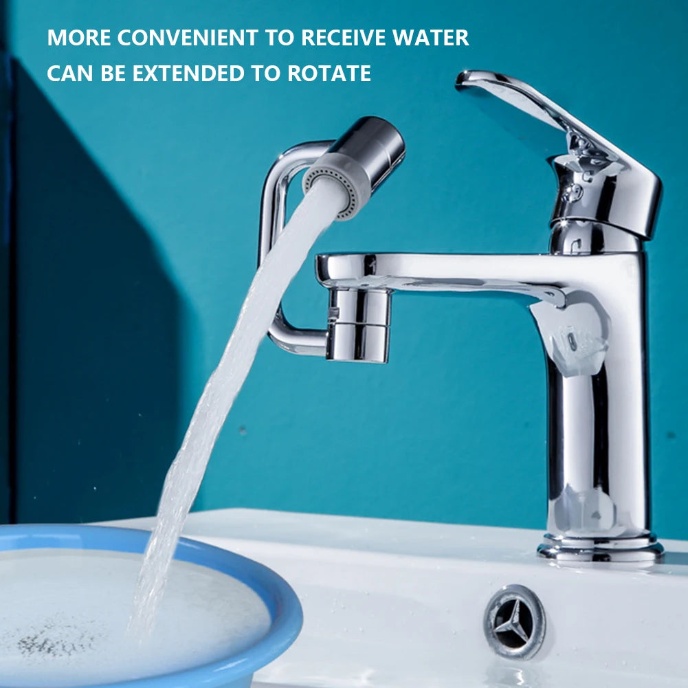 NEW Arrivals 1080 Rotating Rotatable Spray Attachment Filter Extension Kitchen Faucet Extend 2 Mode Splash Filter Extension Stainless Steel Faucet