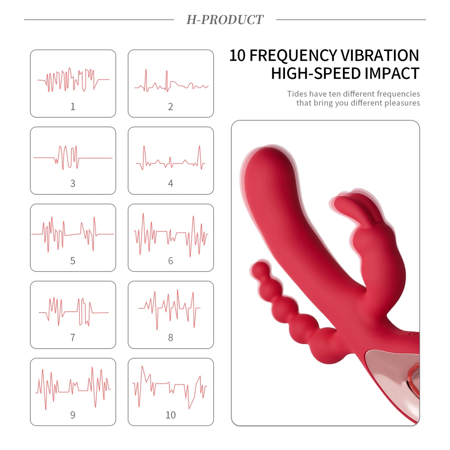 Dildo Rabbit Vibrator For Women Vagina Massage G-Spot Powerful Vibrators Nipple Clitoral Stimulator Orgasm Sex Toy Anal Beads 18