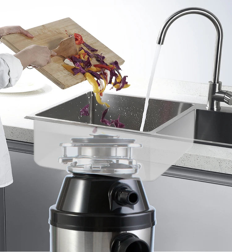 NEW Food Waste Garbage Disposal Residue Disposer Processor Air Switch Sewer Rubbish Crusher Grinder Material Kitchen Sink Appliance