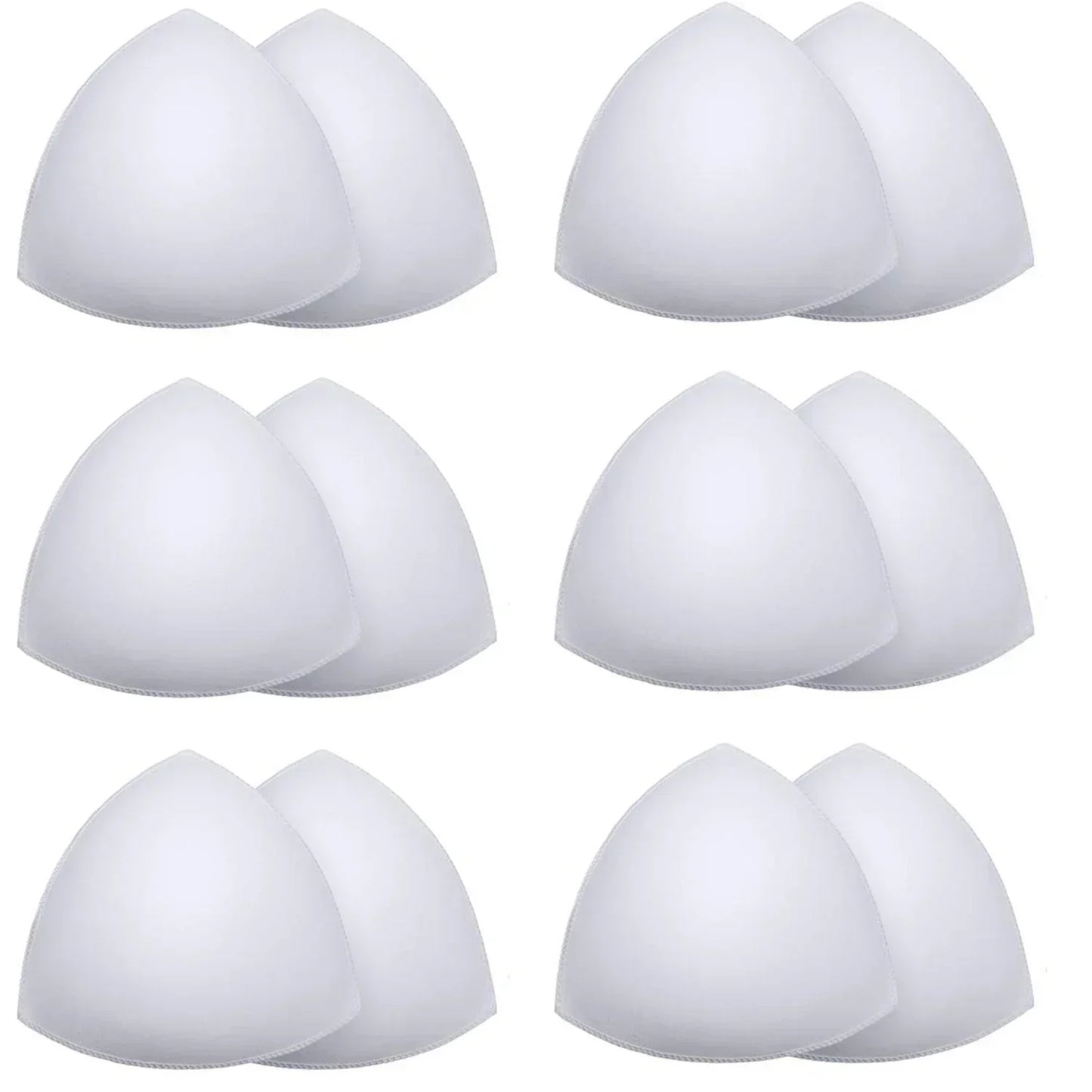 NEW Arrivals 10/20PCS Set Triangle Sponge Push Up Bra Pads for Women Invisible Insert Swimsuit Bikini Breast Enhancers Chest Cup Pads Accessories