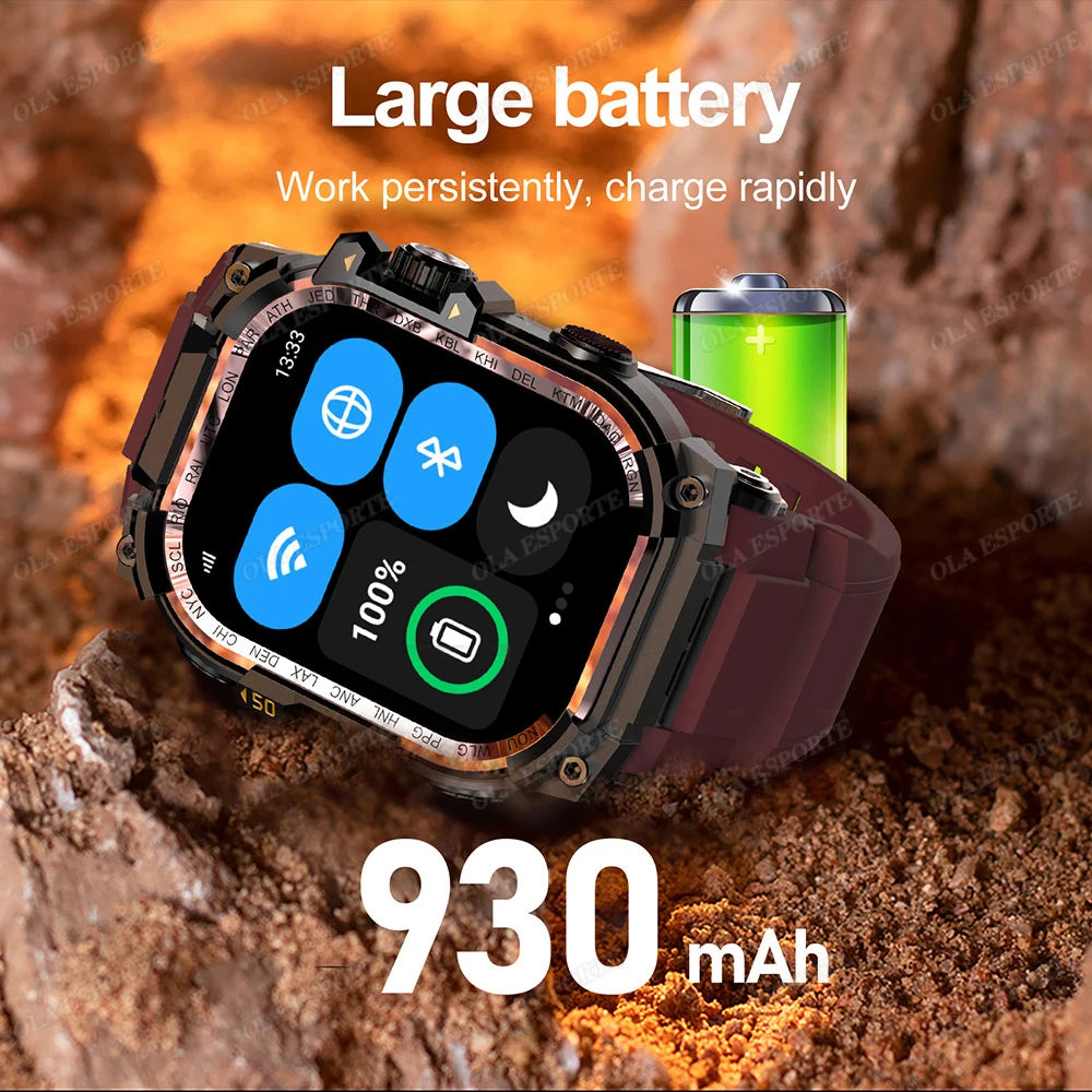 NEW Arrivals Flashlight 4G Android Smart Watch APP Store GPS Tracker 930 mAH Video Chat Rotation Camera Waterproof 4G SIM Card Smartwatch Sports Electronic Supplies