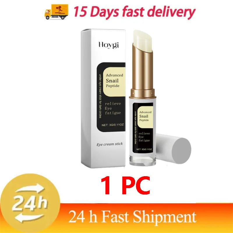 NEW 5PCS Set Snail Eye Cream Stick Collagen Fade Fine Lines Wrinkle Lightening Dark Circles Firming Eye Bags Puffiness Moisturizing Eye Cream Women Beauty Salon Supplies