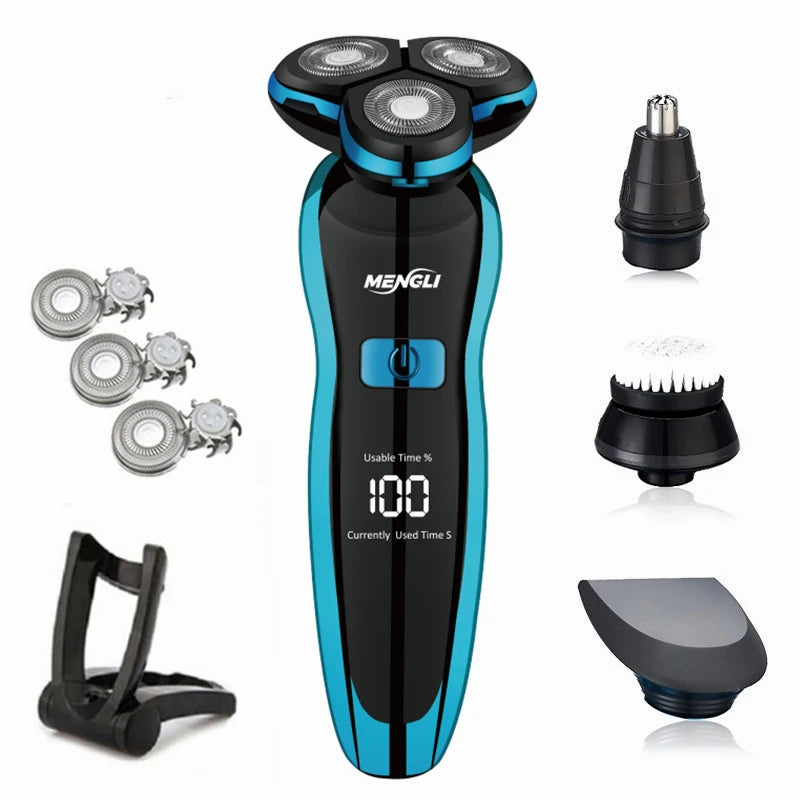 NEW Arrivals Gift for Husband Lover Electric Razor Set Electric Shaver Body Hair Cutting Shaving Machine for Men Women Clipper Rotary Beard Trimmer Waterproof Hair Sets Accessories Hair Care Supplies
