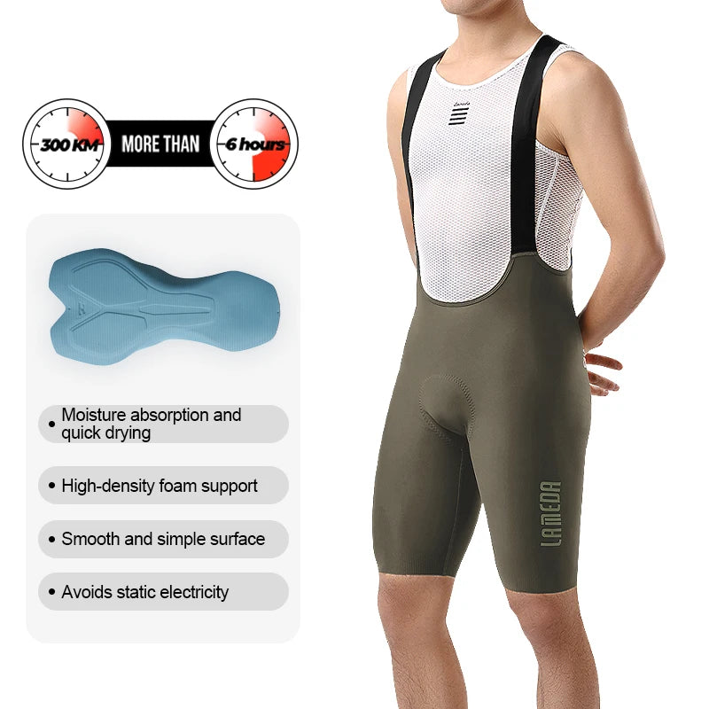 Original LAMEDA S-2XL UK Size Professional Cycling Bibs Men Breathable Summer Bicycle Shorts Pants Padding MTB Bike Shorts for Men MTB Cycling Clothing