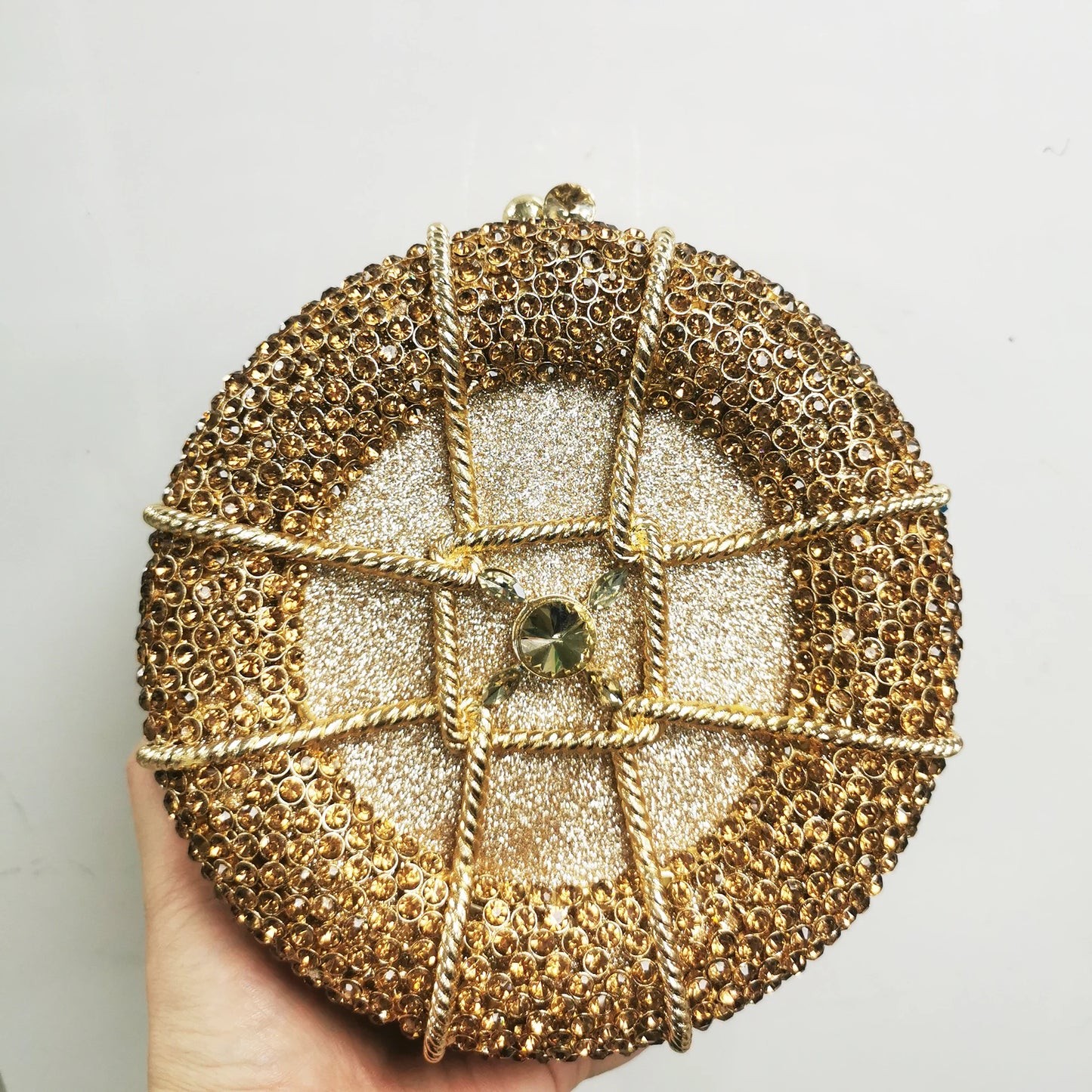 NEW Luxury 16 Styles Women Dark Gold Stones Clutch Bags Lady Evening Bag Bridal Rhinestone Handbags Wedding Dinner Business Dinner Purse Girls Ladies Luxury Fashion Apparel Accessories Clothing Supplies