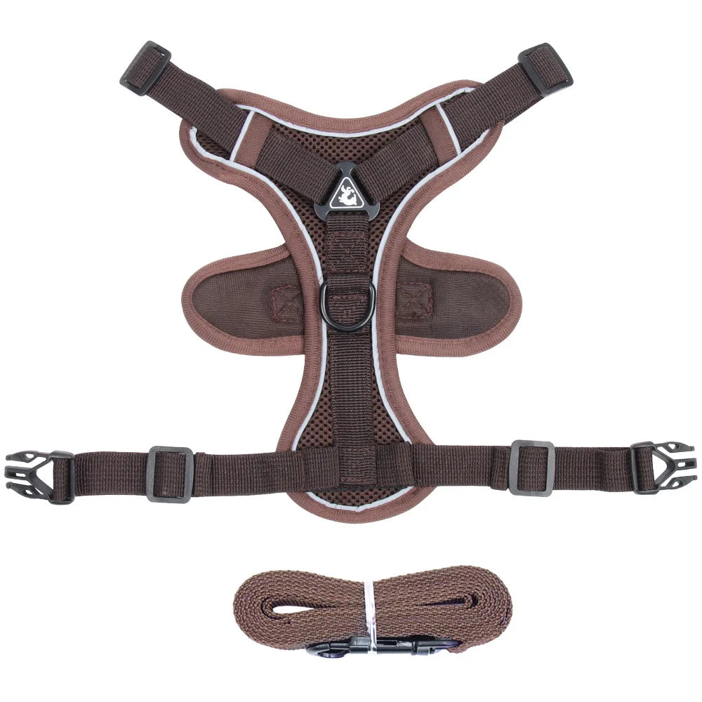 NEW Arrivals Cats Dog Harness for Big Dog Vest Fashion Chest Strap Reflective and Breathable Cat Walking Rope Dog Rope Cat Harness Pets Safety Accessories