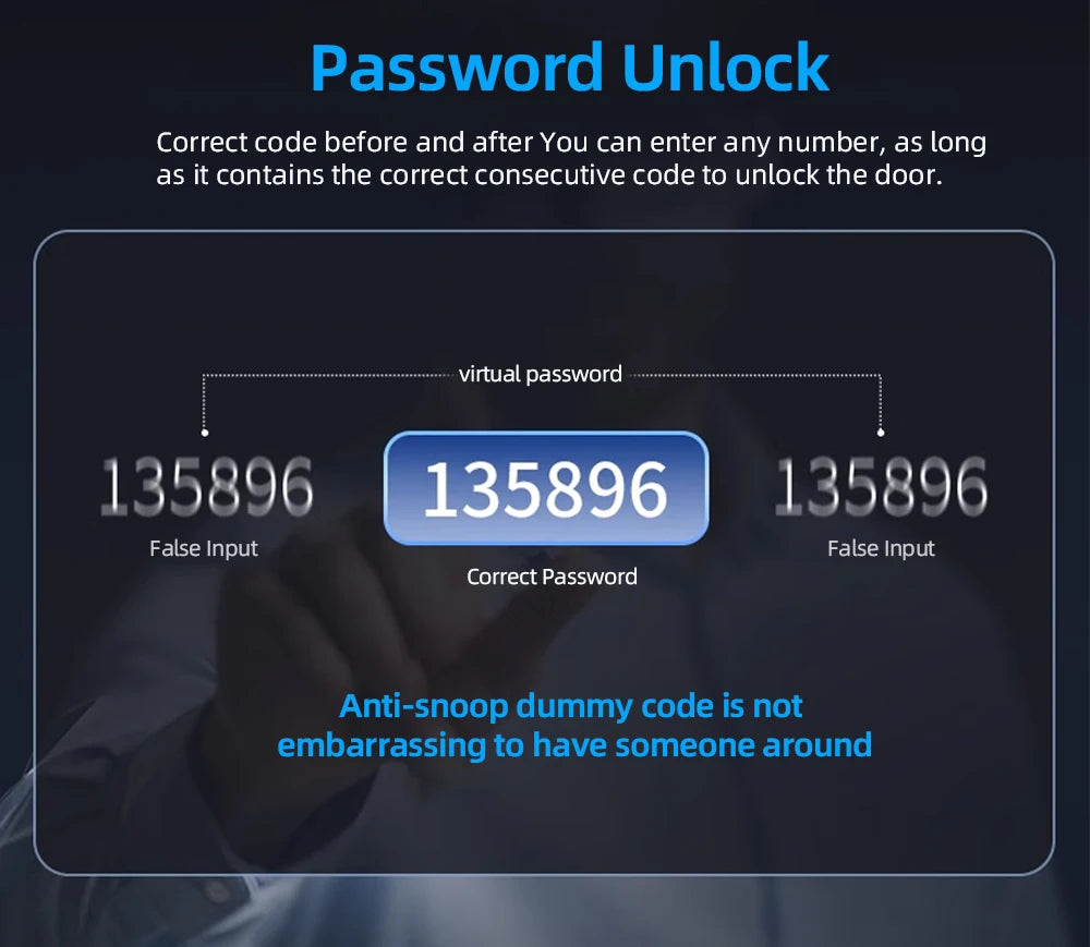 NEW Arrivals P8 TUYA App Wi-Fi Smart Lock, 21 Languages, Remote Video Call Intercom, Face-Palm IC Card Unlock, Black/Gray Anti Theft Top Quality Security System Home Apartments Office Security Supplies