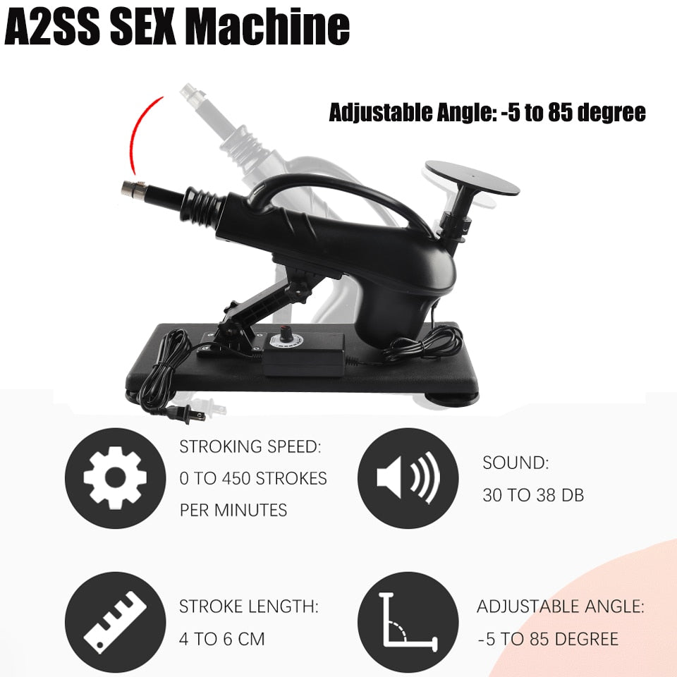 Fredorch New Automatic Sex Machine Sex Toys,Thrusting Machines for Men Women,Love Machine Device Gun with 3XLR dildo Attachments