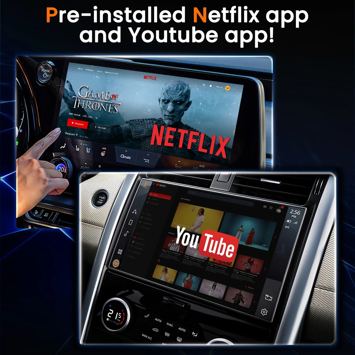 Android 13 Ai Box Wired to Wireless Car Play Android Auto Adapter WiFi For YouTube Netflix Cars Smart Ai Box Built in Play Store