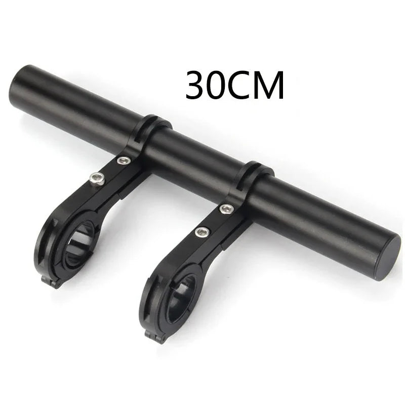 NEW 30cm Bicycle Handlebar Extended Bracket MTB Headlight Mount Extended Bar Road Mountain Bike Handlebar Extender Rack Parts Cycling Accessories