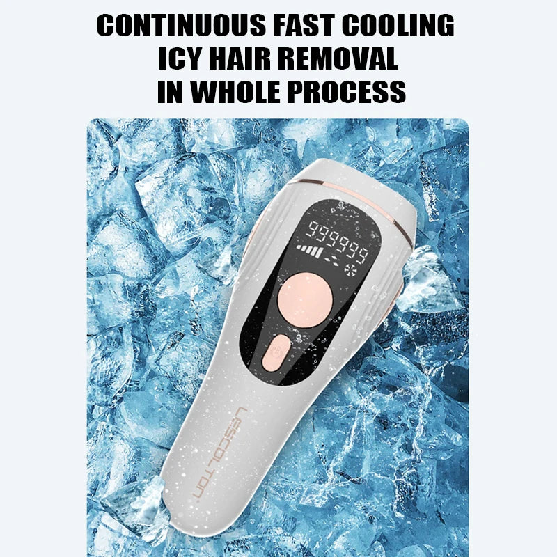 Lescolton Cool Laser Hair Removal for Women Men Flashes Beauty Health Permanent Painless IPL Epilator