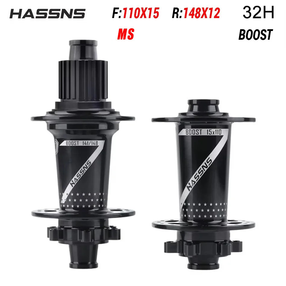 NEW Arrivals PRO7 Bicycle Hub 24/32Holes J-Bend Spokes THRU Axle 12X142 HG/XD/MS 4Pcs Set Sealed Bearing for SHIMANO Mountain Bike Road Racing Bikes Freehub Bicycle Accessories