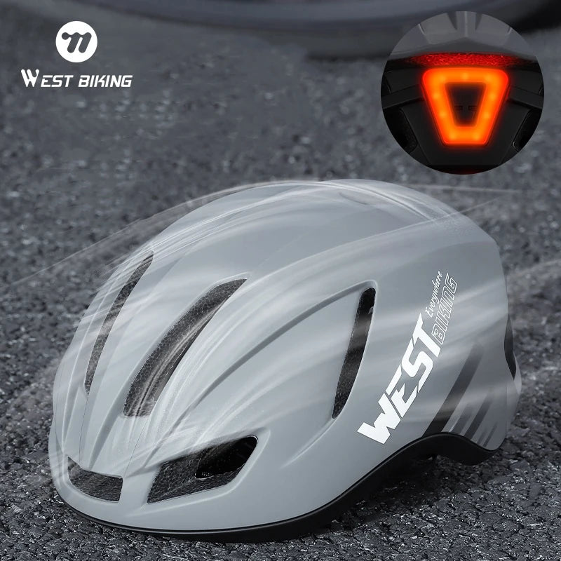 NEW Arrivals 14 Colors Bicycle Helmet Lightweight LED Lights Pneumatic Bike Helmet Men Women MTB Mountain Road Ciclismo Cycling Helmets Safety Cap Sports Cycling Accessories