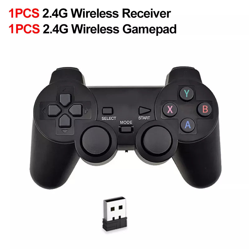 2 PCS 2.4Ghz Wireless Gamepad No Delay Game Controller USB Joystick For PC Android TV BOX GAME BOX Classic Exterior Design