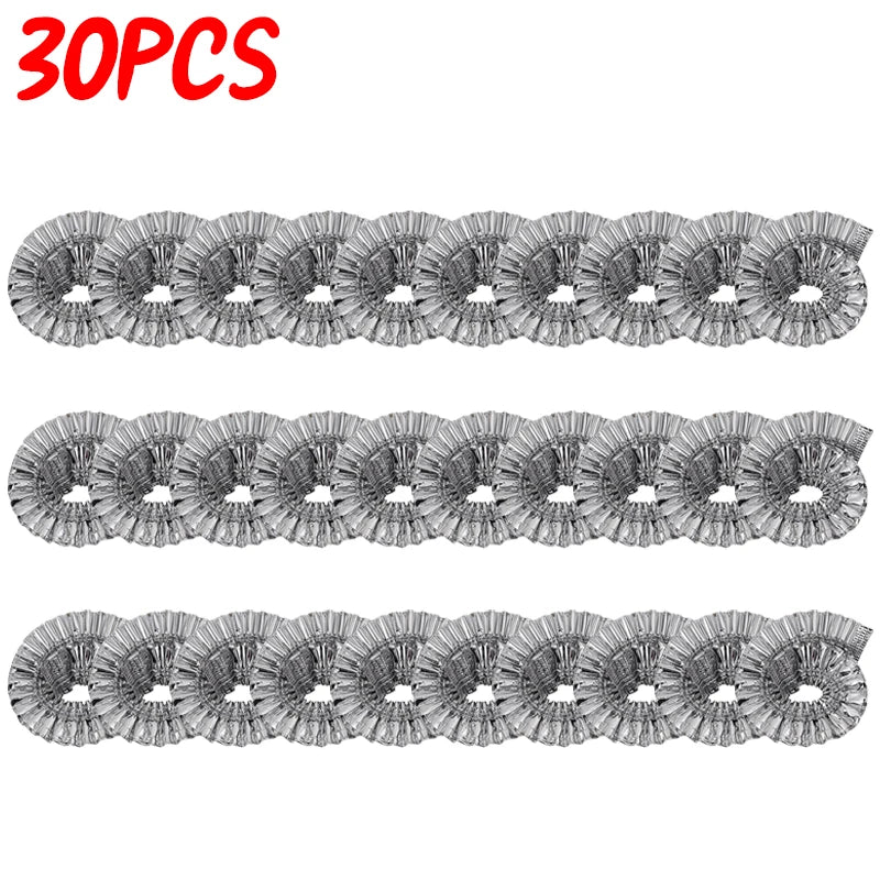 NEW 60 PCS Set Aluminum Foil Bowl Cover Kitchen Food Preservation Wraps Reusable Aluminum Foil Film Covers Picnic Fresh-Keeping Bags for Outdoor Travel Camping
