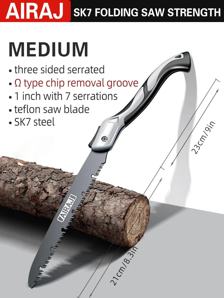 NEW S/M/Large Folding Saw Woodworking Folding Hacksaw Multifunction Cutting Wood Sharp Camping Garden Prunch Saw Tree Chopper Knife Hand