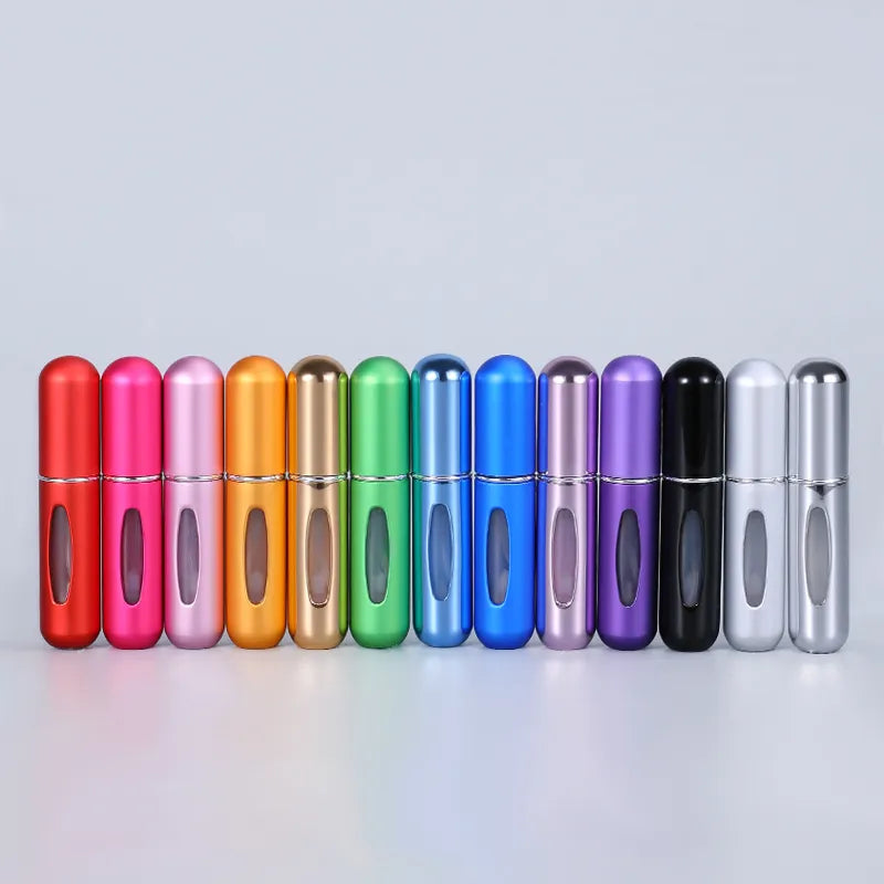 5/8ml Portable Mini Refillable Perfume Atomizer Aluminum Parfume Spray Bottle Empty Cosmetic Containers for Travel Tool